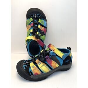 KEEN Unisex Child Newport H2 Closed Toe Water Sandals‎ Rainbow Tie Dye US 1 kids